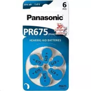 Baterie PANASONIC zinc-aer PR-675 (44) / 6LB AA 1, 2V (Blister 4buc)