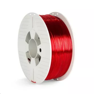 Filament pentru imprimantă 3D VERBATIM PET-G 1,75 mm, 327 m, 1 kg roșu transparent