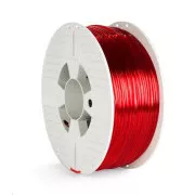 Filament pentru imprimantă 3D VERBATIM PET-G 2,85 mm, 123 m, 1 kg roșu transparent