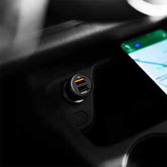 AXAGON PWC-QC5, încărcător auto RAPID și SMART, 2x porturi QC3.0 / AFC / FCP + 5V-2.6A, 31.5W