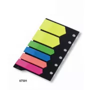 Semne de carte săgeată PP autoadezive 12x44mm și 46x25mm 5 culori neon 6x20 foi Concorde