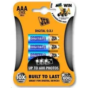 Baterie alcalină JCB OXI DIGITAL LR03, blister 4 buc.
