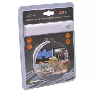 Bandă de lumină LED Solight cu senzor de mișcare, 1m, 4x AAA Bandă de lumină LED Solight cu senzor de mișcare, 1m, 4x AAA