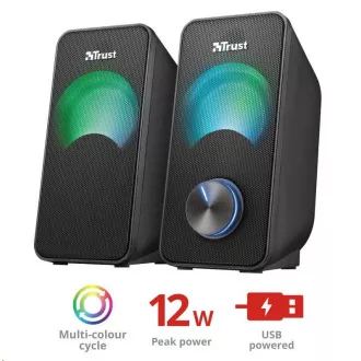 Set de difuzoare TRUST Arys Compact RGB 2.0