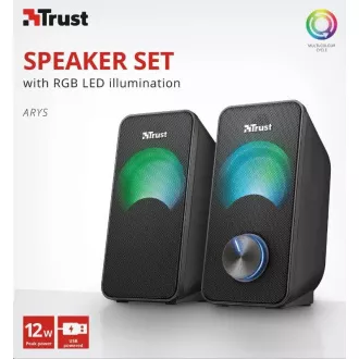 Set de difuzoare TRUST Arys Compact RGB 2.0