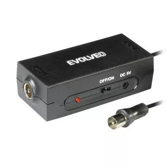 EVOLVEO Amp 1, amplificator antenă FM/DAB+/DVB-T2, filtru LTE, 4G, 5G