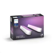 PHILIPS PLAY COL Hue White și ambianță color, două șine + adaptor, Alb