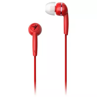 Căști GENIUS cu microfon HS-M320, roșii