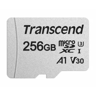 Card MicroSDXC TRANSCEND 256GB 300S, UHS-I U3 V30 + adaptor