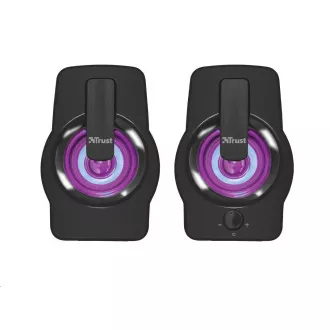 Set difuzoare TRUST Gemi RGB 2.0 - negru