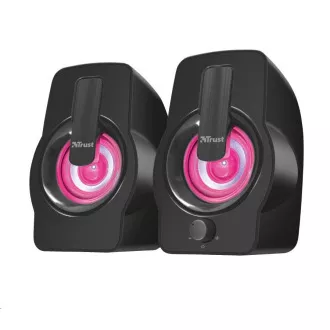 Set difuzoare TRUST Gemi RGB 2.0 - negru