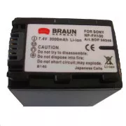 Baterie Braun SONY NP-FH90, FH100, 3000mAh