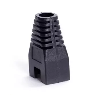 Protecție pentru conector RJ45, fără agățare - negru, 100 buc Protecție pentru conector RJ45, fără agățare - negru, 100 buc