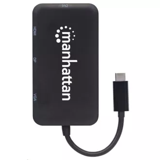 Stație de andocare MANHATTAN USB-C 4 în 1, 1xDP, 1xHDMI, 1xVGA, 1xDVI Stație de andocare MANHATTAN USB-C 4 în 1, 1xDP, 1xHDMI, 1xVGA, 1xDVI