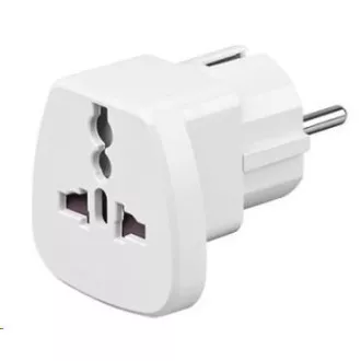 Adaptor de călătorie universal Goobay pentru aparate străine la priza CZ IEC 320 C13 Adaptor de călătorie universal Goobay pentru aparate străine la priza CZ IEC 320 C13