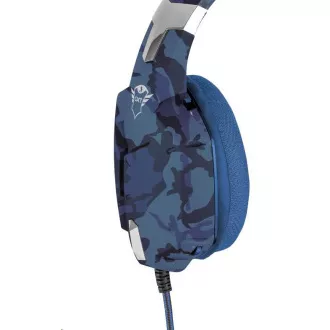 Căști pentru jocuri Trust GXT 322B Carus pentru PS4 și PS5 - albastru camo Căști pentru jocuri Trust GXT 322B Carus pentru PS4 și PS5 - albastru camo
