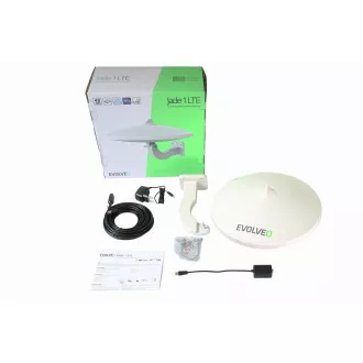 EVOLVEO Jade 1, antenă exterioară activă FM/DAB+/DVB-T2, filtru LTE, 4G, 5G