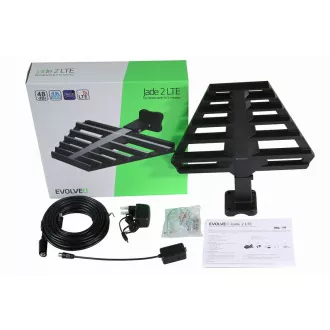 EVOLVEO Jade 2, antenă DVB-T2 activă pentru exterior, filtru LTE, 4G, 5G