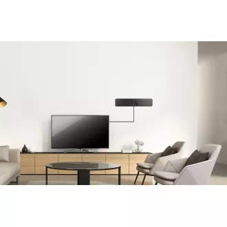 EVOLVEO Xany 2B, 230/5V, antenă interioară activă FM/DAB+/DVB-T2, filtru LTE, 4G, 5G