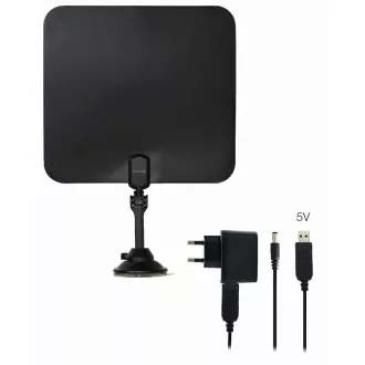 EVOLVEO Xany 2C LTE 230/5V, antenă interioară activă FM/DAB+/DVB-T/T2, filtru LTE