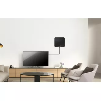 EVOLVEO Xany 2C LTE 230/5V, antenă interioară activă FM/DAB+/DVB-T/T2, filtru LTE