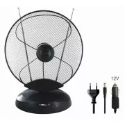 EVOLVEO Xany 4, 230/12V, antenă interioară activă FM/DAB+/DVB-T2, filtru LTE, 4G, 5G