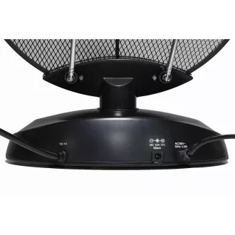 EVOLVEO Xany 4, 230/12V, antenă interioară activă FM/DAB+/DVB-T2, filtru LTE, 4G, 5G