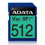 Card ADATA SDXC 512 GB Premier Pro UHS-I U3 Clasa 10 (R: 95 / W: 60 MB / s)