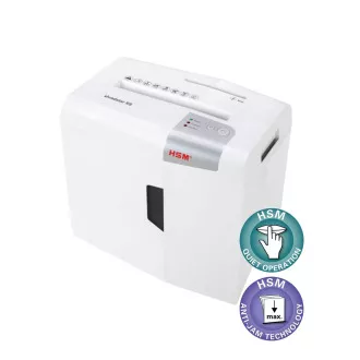 Tocător HSM Shredstar X8 (tăiat: combinat 4,5x30 mm | intrare: 220 mm | DIN: P-4 (3) | hârtie, capse, carduri de plastic, CD)