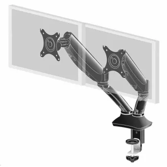 Suport de birou cu arc pe gaz Iiyama, dual Suport de birou cu arc pe gaz Iiyama, dual