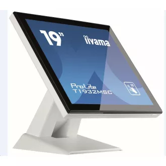 Iiyama ProLite T1932MSC, 48,3 cm (19 inchi), Capacitiv proiectat, alb Iiyama ProLite T1932MSC, 48,3 cm (19 inchi), Capacitiv proiectat, alb