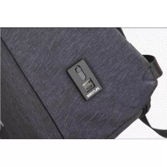 Rucsac Bestlife impermeabil pentru laptop de 15,6 inchi cu protecție antifurt și conectori de încărcare USB