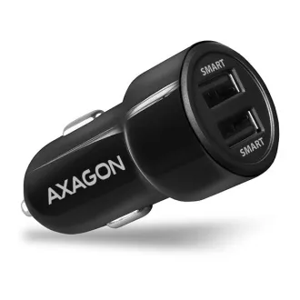 AXAGON PWC-5V5, încărcător auto SMART, 2x porturi 5V-2.4A + 2.4A, 24W