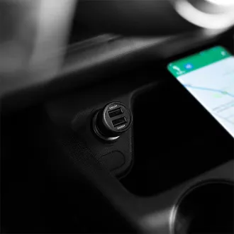 AXAGON PWC-5V5, încărcător auto SMART, 2x porturi 5V-2.4A + 2.4A, 24W