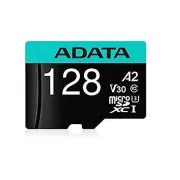 Card ADATA MicroSDXC 128GB Premier Pro UHS-I V30S (R: 100 / W: 80 MB / s) + adaptor SD