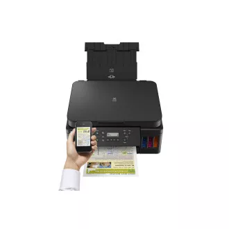 Imprimantă Canon PIXMA G6040 (cartușe de cerneală reîncărcabile) - bară, MF (imprimare, copiere, scanare), USB, Wi-Fi Imprimantă Canon PIXMA G6040 (cartușe de cerneală reîncărcabile) - bară, MF (imprimare, copiere, scanare), USB, Wi-Fi
