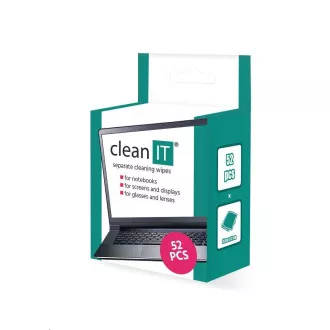 CLEAN IT Servetele de curatare bucata umeda 52 buc