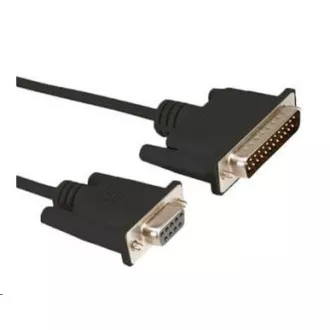 Cablu serial (RS232) pentru imprimante de marcat FD9-MD25, 1, 5m Cablu serial (RS232) pentru imprimante de marcat FD9-MD25, 1, 5m