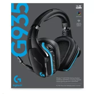 Căști pentru jocuri Logitech G935, wireless 7.1, căști pentru jocuri LIGHTSYNC - EMEA Căști pentru jocuri Logitech G935, wireless 7.1, căști pentru jocuri LIGHTSYNC - EMEA