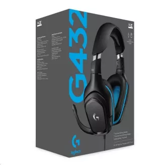 Căști pentru jocuri cu fir Logitech G432 7.1