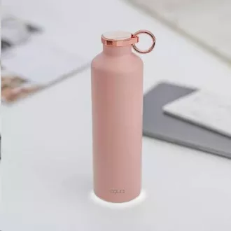 Equa Smart - sticla inteligentă, oțel, marmură, fard de obraz roz