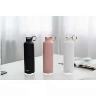 Equa Smart - sticla inteligentă, oțel, marmură, fard de obraz roz