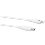 Cablu USB-C AVACOM MFIC-120W - Lightning, certificare MFi, 120cm, alb