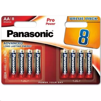 PANASONIC Pro Power Baterii alcaline LR6PPG/8BW AA 1, 5V (Blistr 8buc)