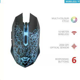 Mouse pentru jocuri TRUST Mouse GXT 107 Izza fără fir optic
