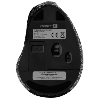 CONECTAȚI-L PENTRU SĂNĂTATE DOODLE mouse vertical ergonomic, (+ 1x baterii AA fără fir), fără fir