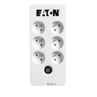 Eaton Protection Box 6 FR, protectie la supratensiune, 6 prize, 1m Eaton Protection Box 6 FR, protectie la supratensiune, 6 prize, 1m