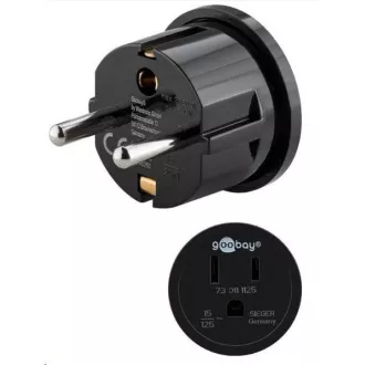 Adaptor de călătorie Goobay SUA / Japonia pentru electrocasnice și încărcătoare cu mufă europeană