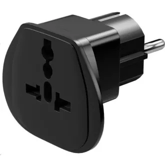 Adaptor de călătorie universal Goobay pentru aparate străine la priza CZ IEC 320 C13 Adaptor de călătorie universal Goobay pentru aparate străine la priza CZ IEC 320 C13