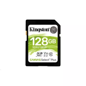 Kingston 128GB SecureDigital Canvas Select Plus (SDXC) 100R 85W Clasa 10 UHS-I